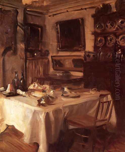 My Dining Room Oil Painting by John Singer Sargent