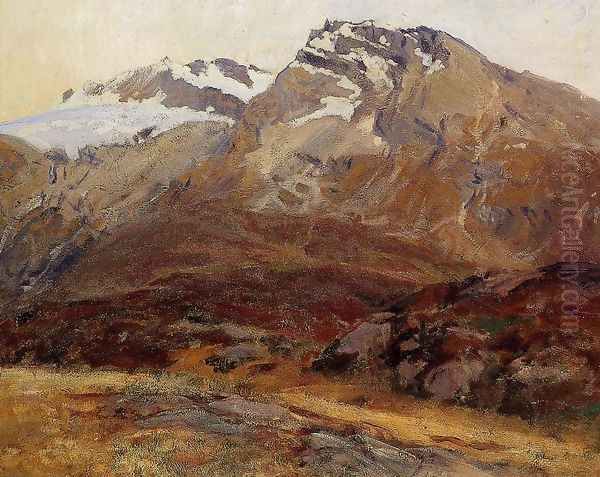 Coming Down from Mont Blanc Oil Painting by John Singer Sargent