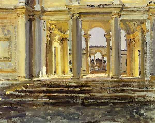 Villa Papa Giulla Oil Painting by John Singer Sargent