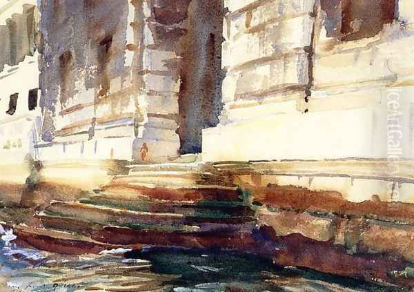 Steps Of A Palace Oil Painting by John Singer Sargent