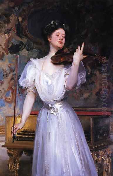 Lady Speyer (Leonora von Stosch) Oil Painting by John Singer Sargent