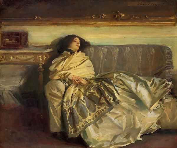 Repose Oil Painting by John Singer Sargent