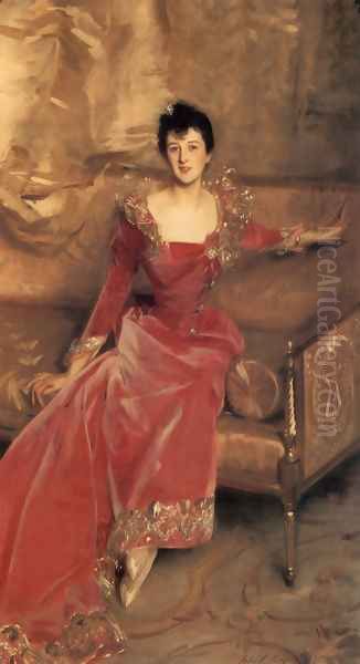 Mrs. Hugh Hammersley Oil Painting by John Singer Sargent