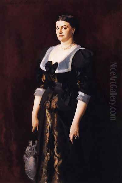 Mrs. Alice Mason Oil Painting by John Singer Sargent