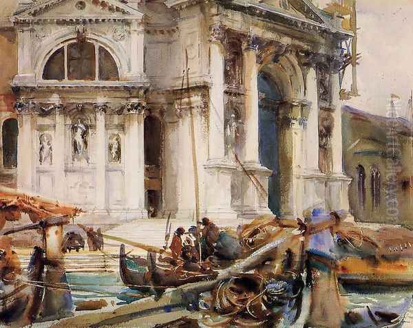 Santa Maria Della Salute Oil Painting by John Singer Sargent