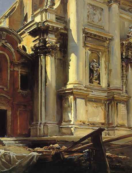 Corner of the Church of St. Stae, Venice Oil Painting by John Singer Sargent