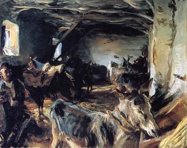 Stable At Cuenca Oil Painting by John Singer Sargent