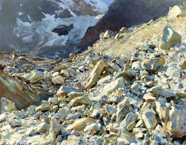 The Moraine Oil Painting by John Singer Sargent