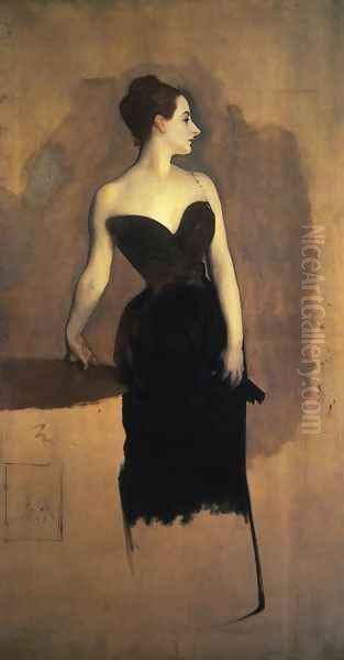 Madame Gautreau (unfinished) Oil Painting by John Singer Sargent