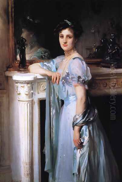 Mrs. Louis Raphael Oil Painting by John Singer Sargent