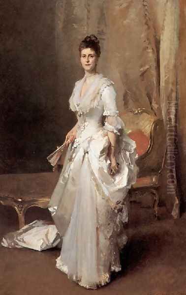 Mrs Henry White Oil Painting by John Singer Sargent