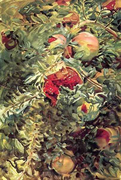 Pomegranates II Oil Painting by John Singer Sargent