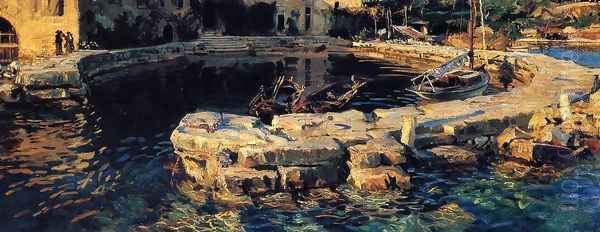 San Vigilio, Lake Garda Oil Painting by John Singer Sargent