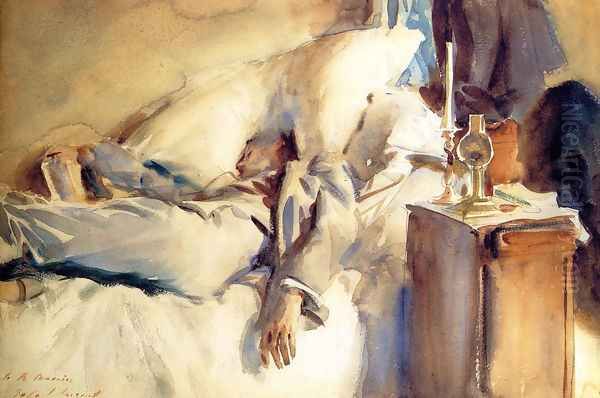 Peter Harrison Asleep Oil Painting by John Singer Sargent