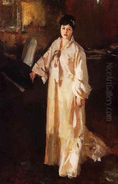 Judith Gautier Oil Painting by John Singer Sargent