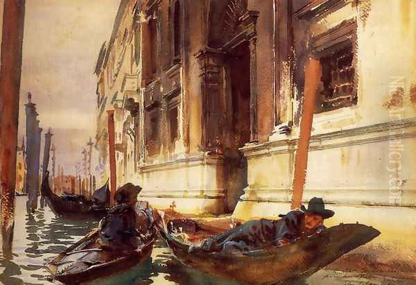 Gondoliers's Siesta Oil Painting by John Singer Sargent