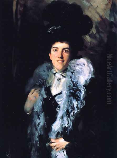 Mrs. John William Crombie (Minna Watson) Oil Painting by John Singer Sargent