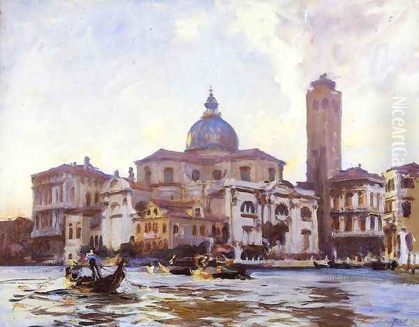 Palazzo Labia and San Geremia, Venice 2 Oil Painting by John Singer Sargent