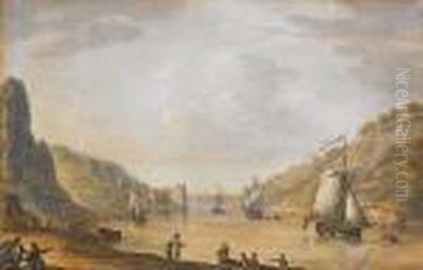 'hotwells And St. Vincent's Rocks' Oil Painting by Nicholas Pocock