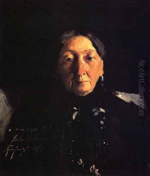 Madame François Buloz Oil Painting by John Singer Sargent