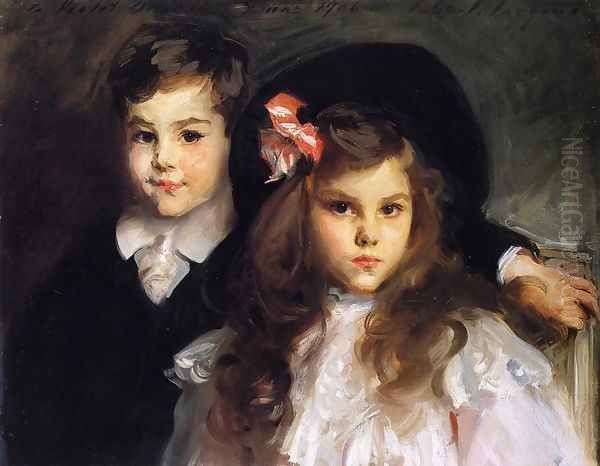 Conrad and Reine Ormand Oil Painting by John Singer Sargent