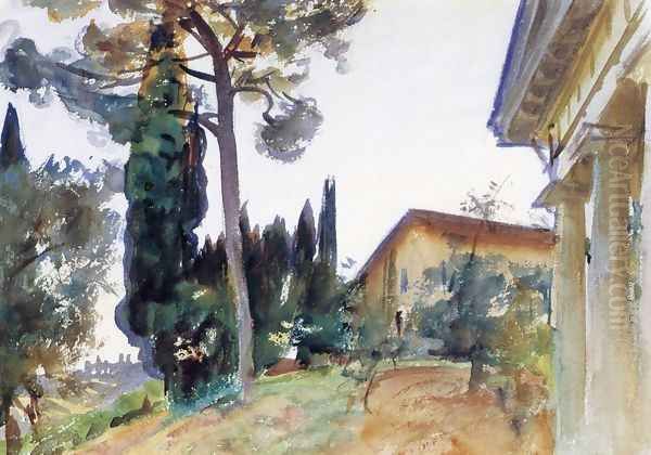 Corfu Oil Painting by John Singer Sargent