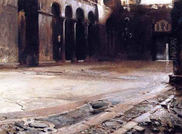 Pavement of St. Mark's Oil Painting by John Singer Sargent