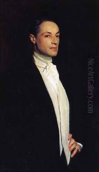 Sir Philip Sasson (Phillip Albert Gustave David Sasson) Oil Painting by John Singer Sargent