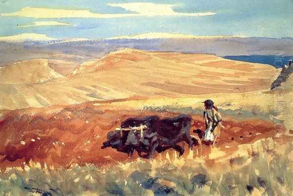 Hills of Galilee Oil Painting by John Singer Sargent