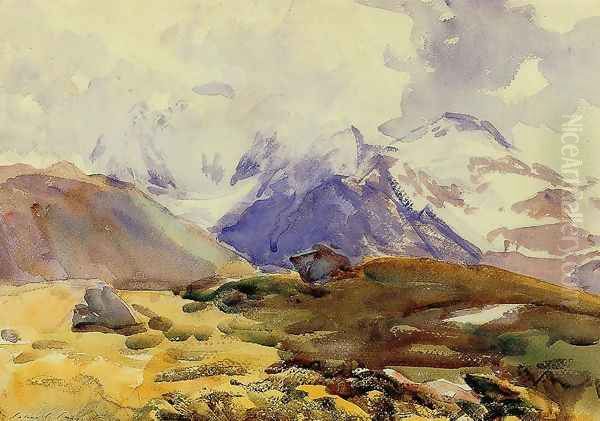 The Simplon Oil Painting by John Singer Sargent