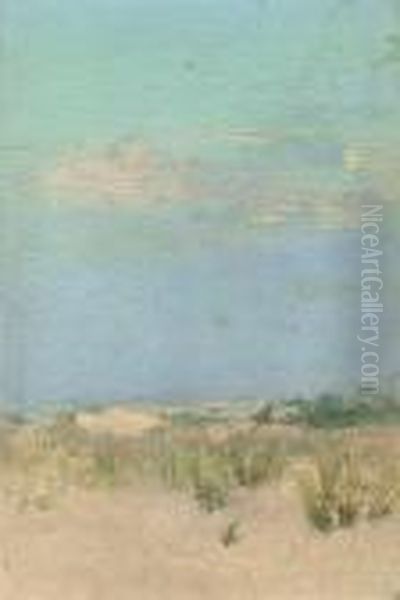 Les Dunes Oil Painting by Ivan Pavlovich Pokhitonov