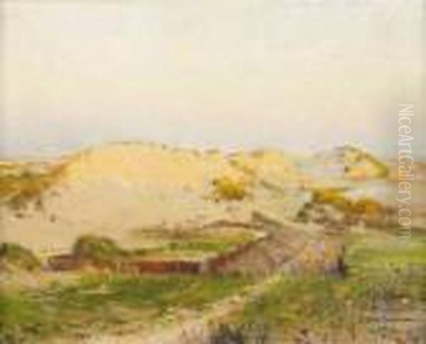 Les Dunes Oil Painting by Ivan Pavlovich Pokhitonov