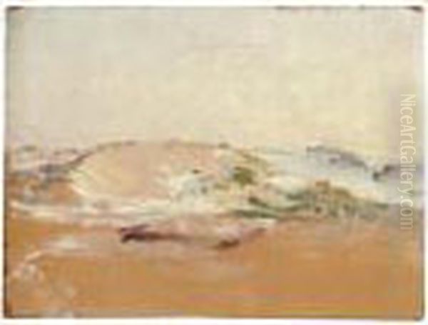 La Petite Dune Au Soir Oil Painting by Ivan Pavlovich Pokhitonov