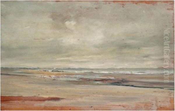 Villers Sur Mer Oil Painting by Ivan Pavlovich Pokhitonov