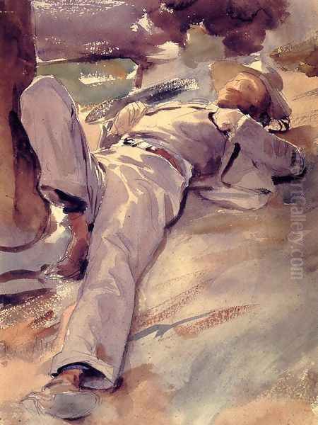 Pater Harrison (or Siesta) Oil Painting by John Singer Sargent