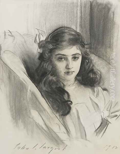 Rosie Marie-Louise Derenburg Oil Painting by John Singer Sargent