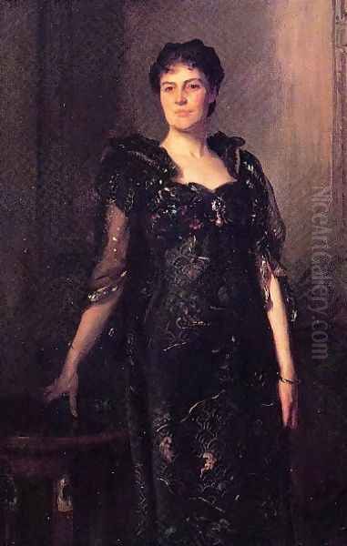 Mrs Charles F St Clair Anstruther Thompson Nee Agnes Oil Painting by John Singer Sargent