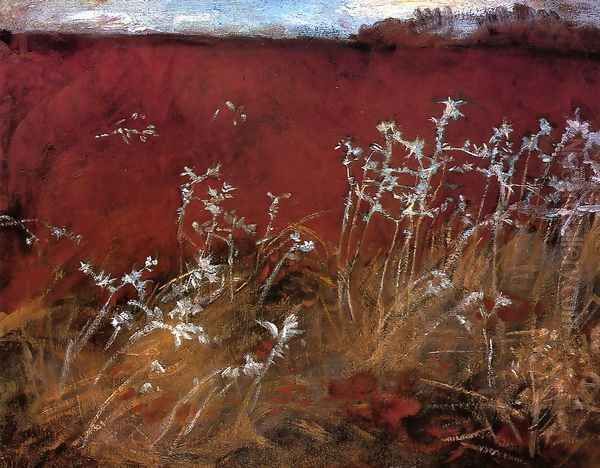 Thistles Oil Painting by John Singer Sargent