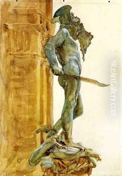 Perseus, Florence Oil Painting by John Singer Sargent