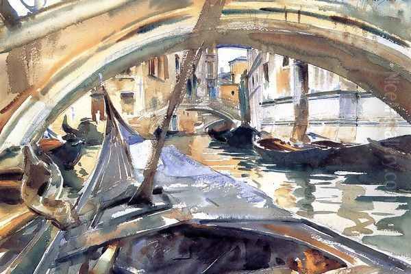 Rio de Santa Maria Formosa Oil Painting by John Singer Sargent