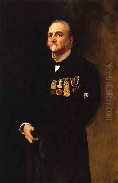 General Lucius Fairchild Oil Painting by John Singer Sargent