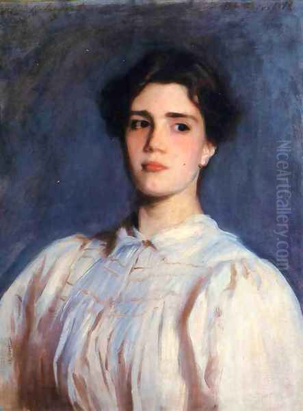 Portrait Of Sally Fairchild Oil Painting by John Singer Sargent