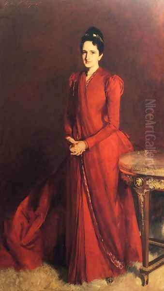 Mrs. Elliott Fitch Shepard Oil Painting by John Singer Sargent