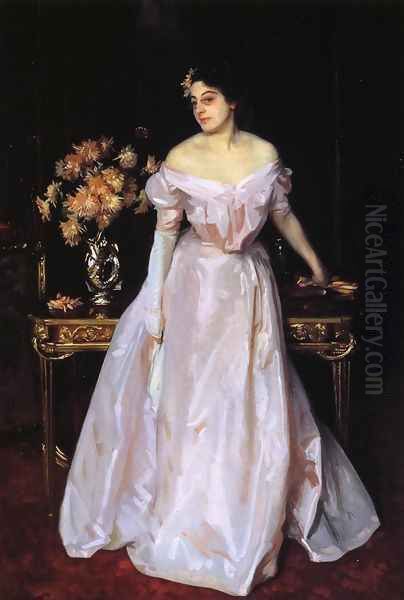 Hylda, Daughter of Asher and Mrs. Wertheimer Oil Painting by John Singer Sargent