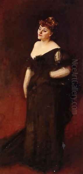 Mrs. Harry Vane Vilbank Oil Painting by John Singer Sargent