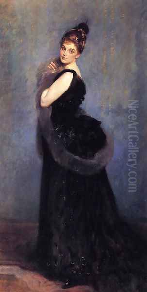 Mrs. George Gribble Oil Painting by John Singer Sargent