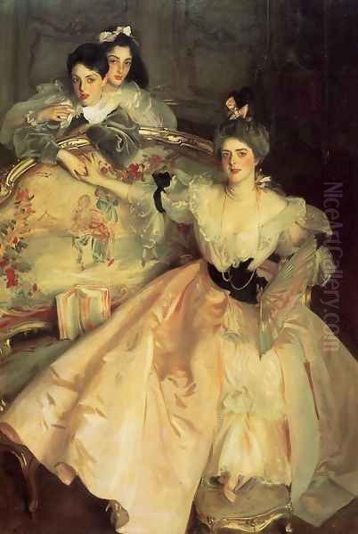 Mrs. Carl Meyer and Her Children Oil Painting by John Singer Sargent