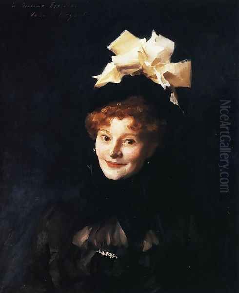 Madame Paul Escudier Oil Painting by John Singer Sargent