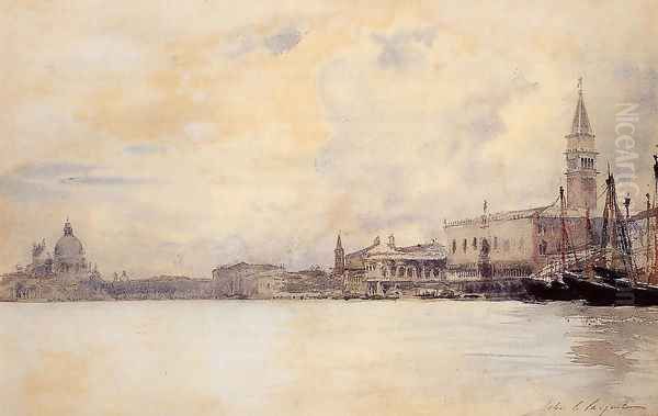 The Entrance to the Grand Canal, Venice Oil Painting by John Singer Sargent