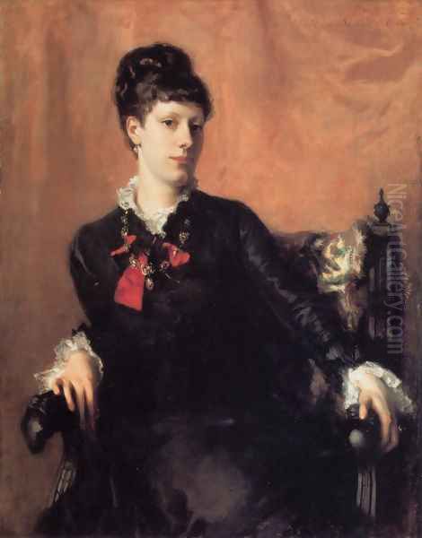 Miss Frances Sherborne Ridley Watts Oil Painting by John Singer Sargent